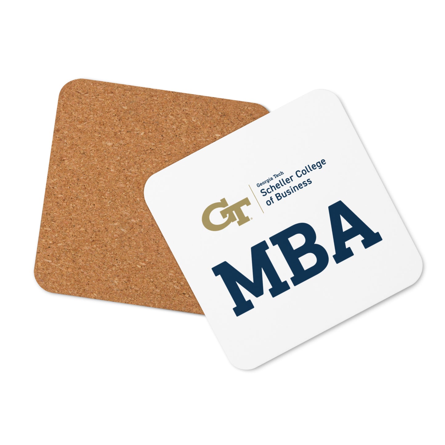 Scheller MBA Cork-back coaster