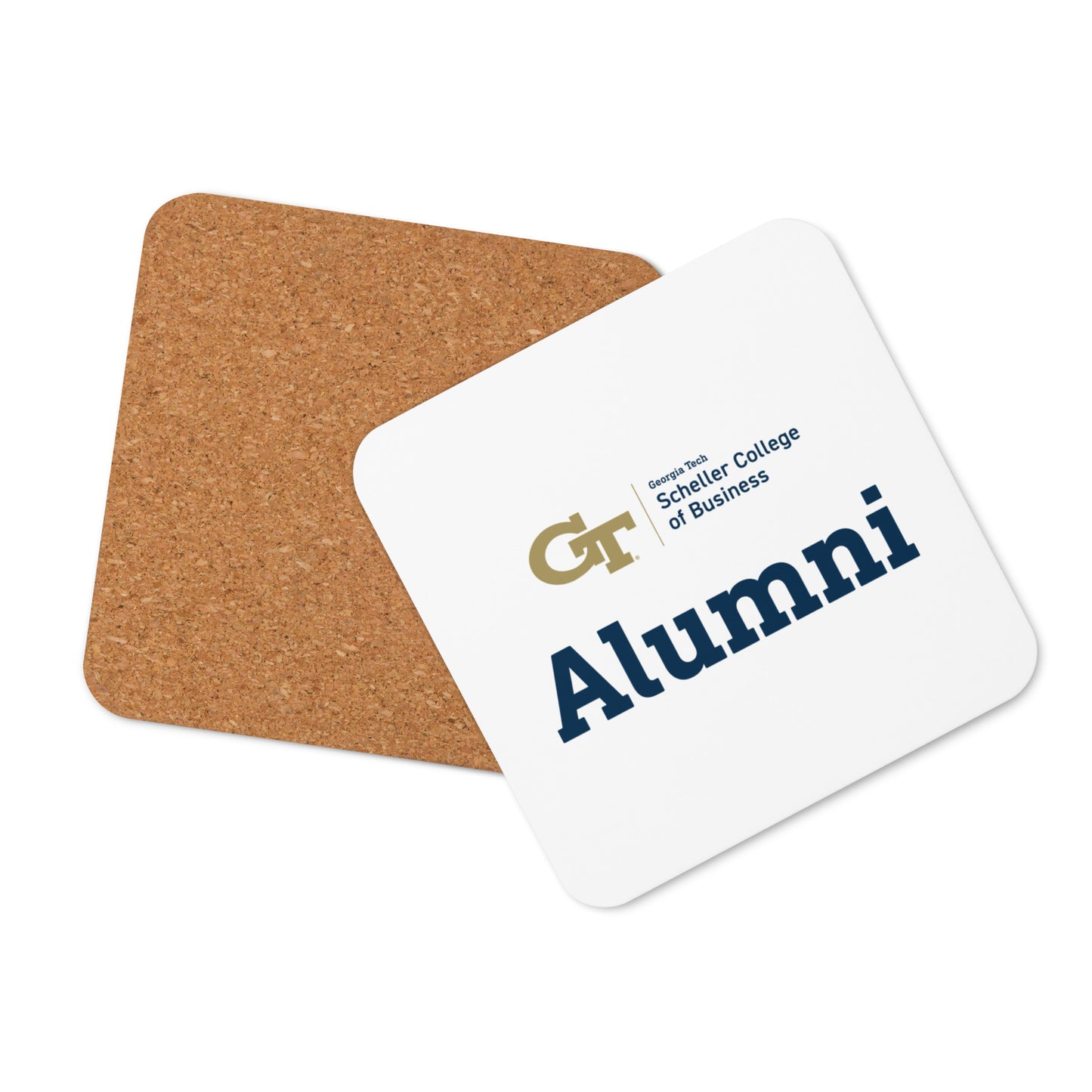 Scheller Alumni Cork-back coaster