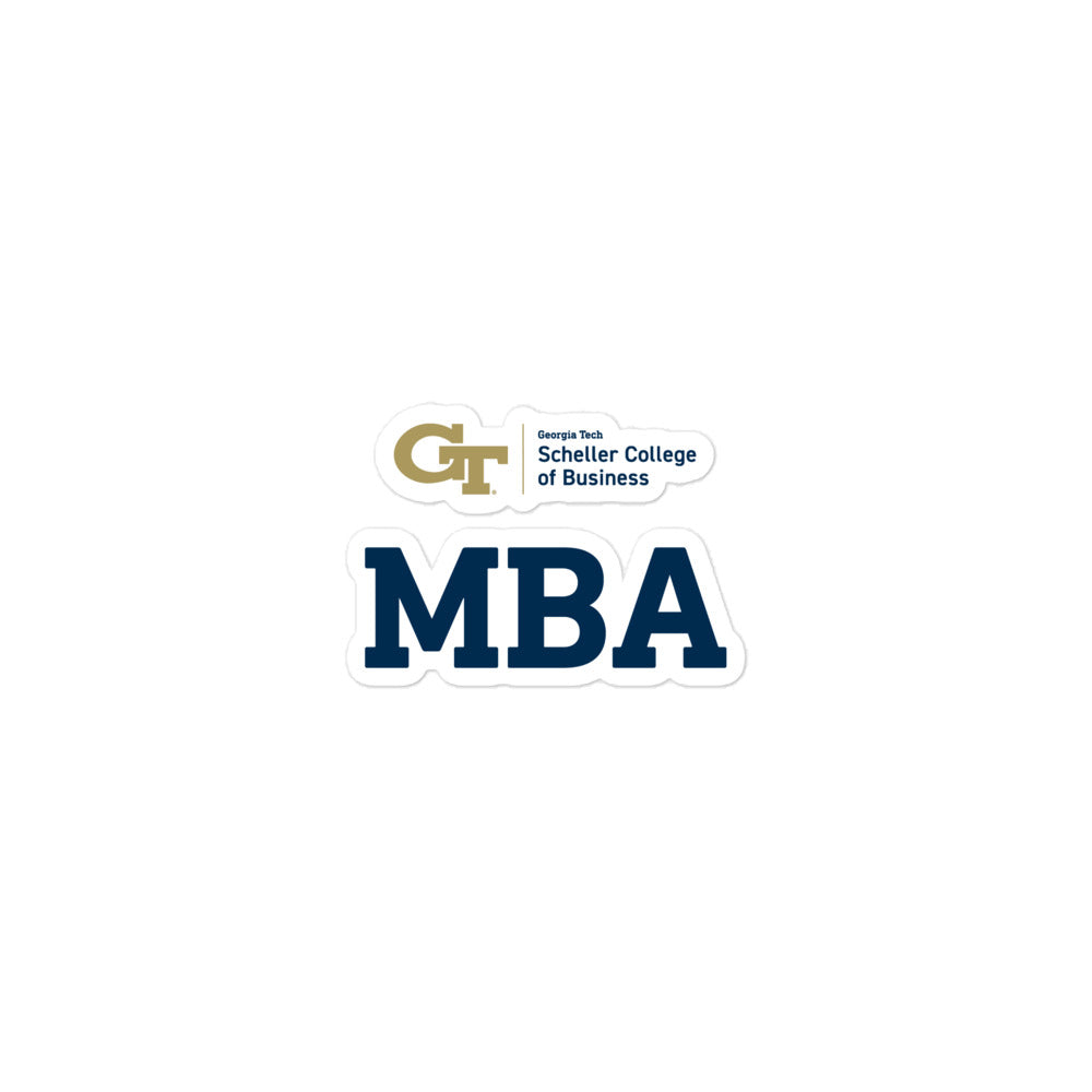 Scheller MBA Bubble-free stickers