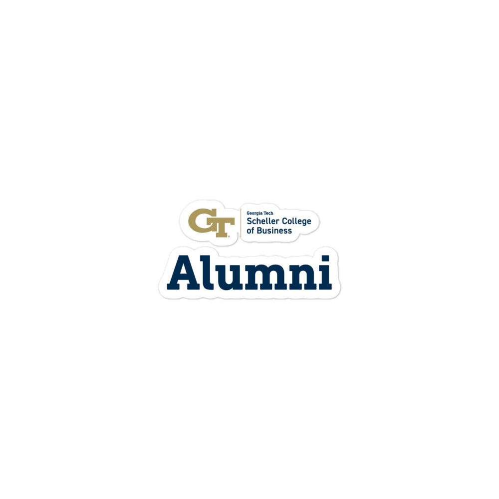 Scheller Alumni Bubble-free stickers