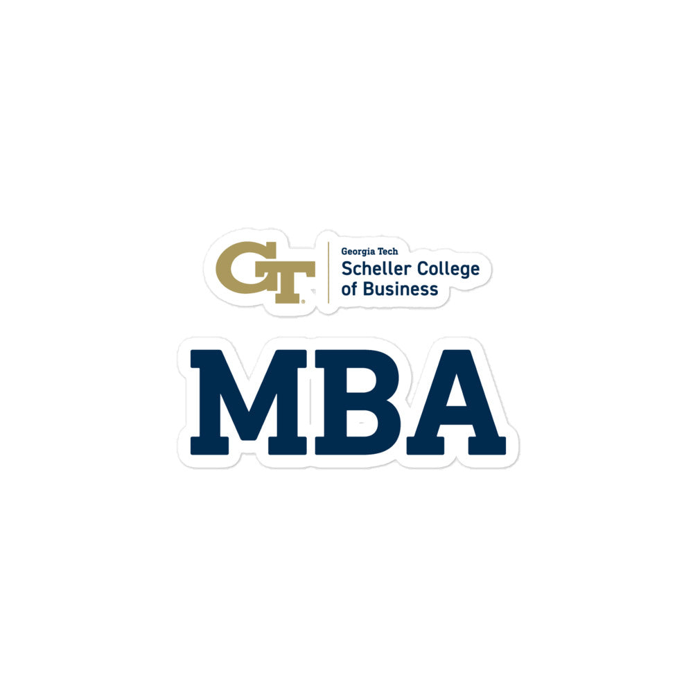 Scheller MBA Bubble-free stickers