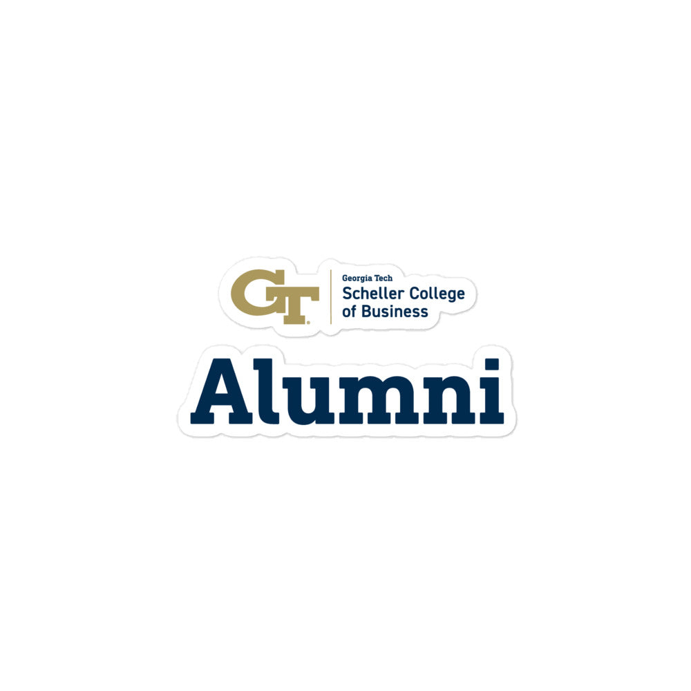 Scheller Alumni Bubble-free stickers