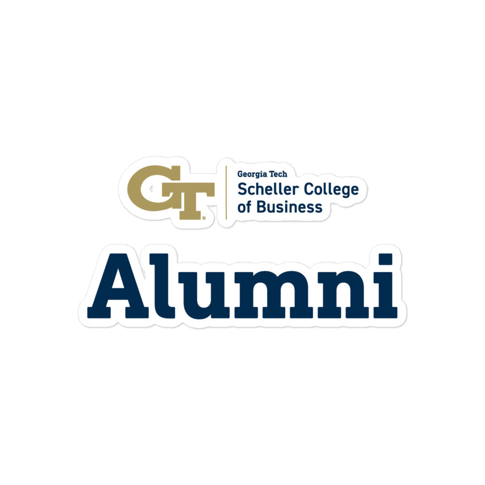 Scheller Alumni Bubble-free stickers