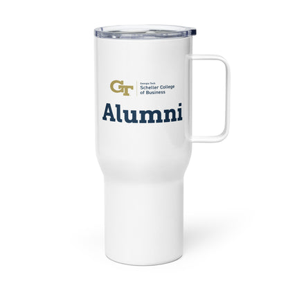 Scheller Alumni Travel mug with a handle