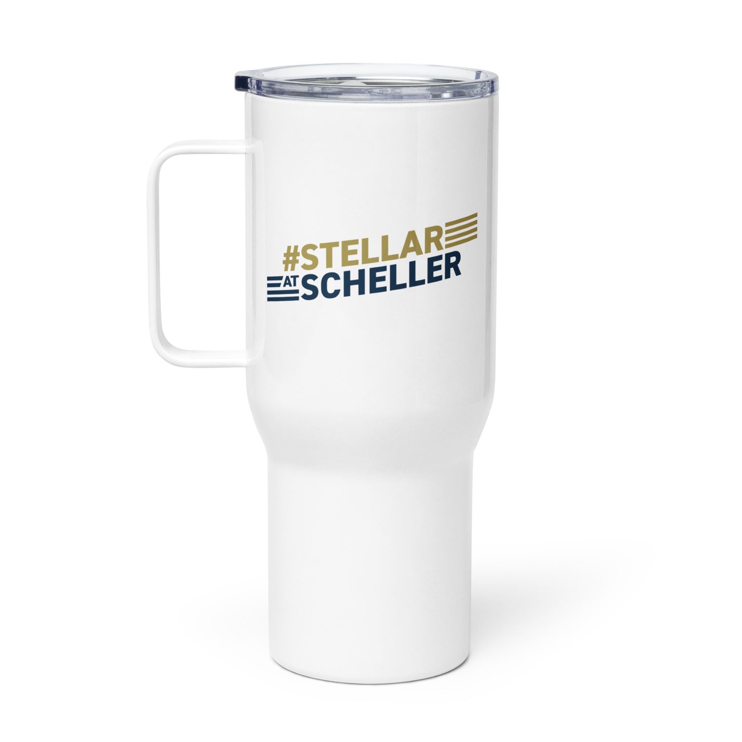 Stellar at Scheller Travel mug with a handle