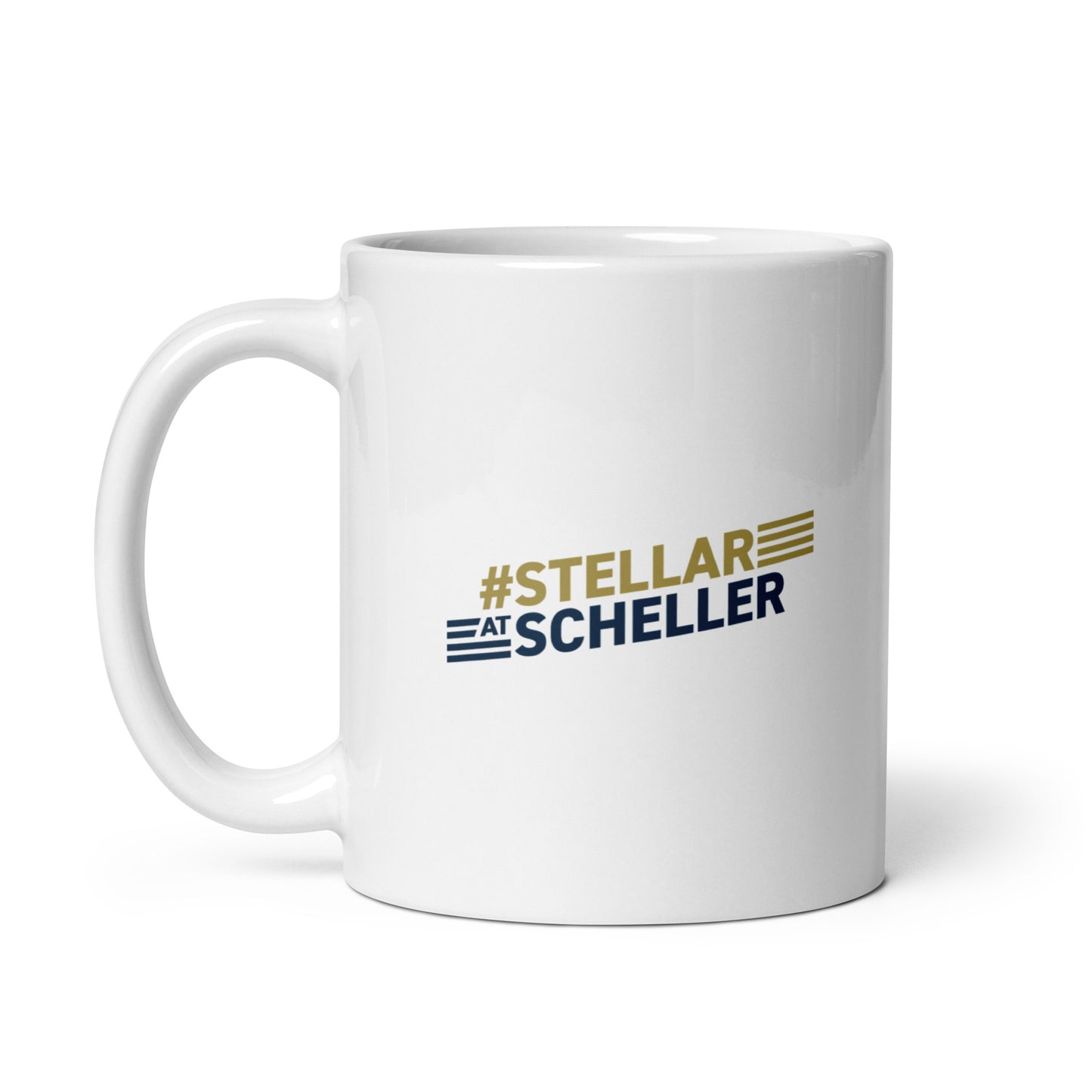 Stellar at Scheller White glossy mug
