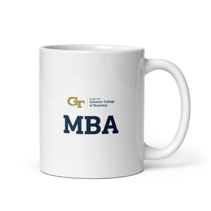 Scheller MBA White glossy mug