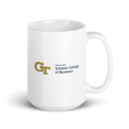 Stellar at Scheller White glossy mug