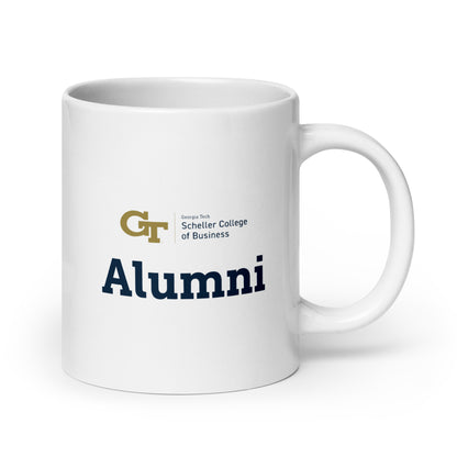 Scheller Alumni White glossy mug
